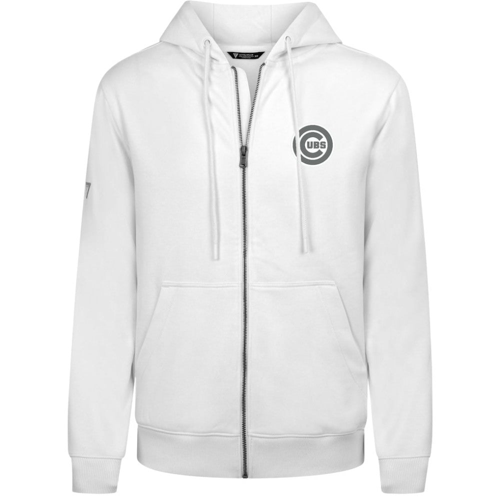 Chicago Cubs Levelwear Podium Banner Arch Full-Zip Hoodie | MLB Discount