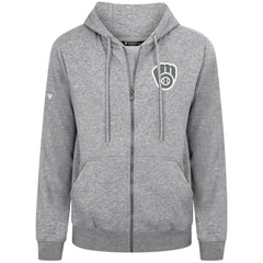 Milwaukee Brewers Levelwear Podium Banner Arch Full-Zip Hoodie | MLB New
