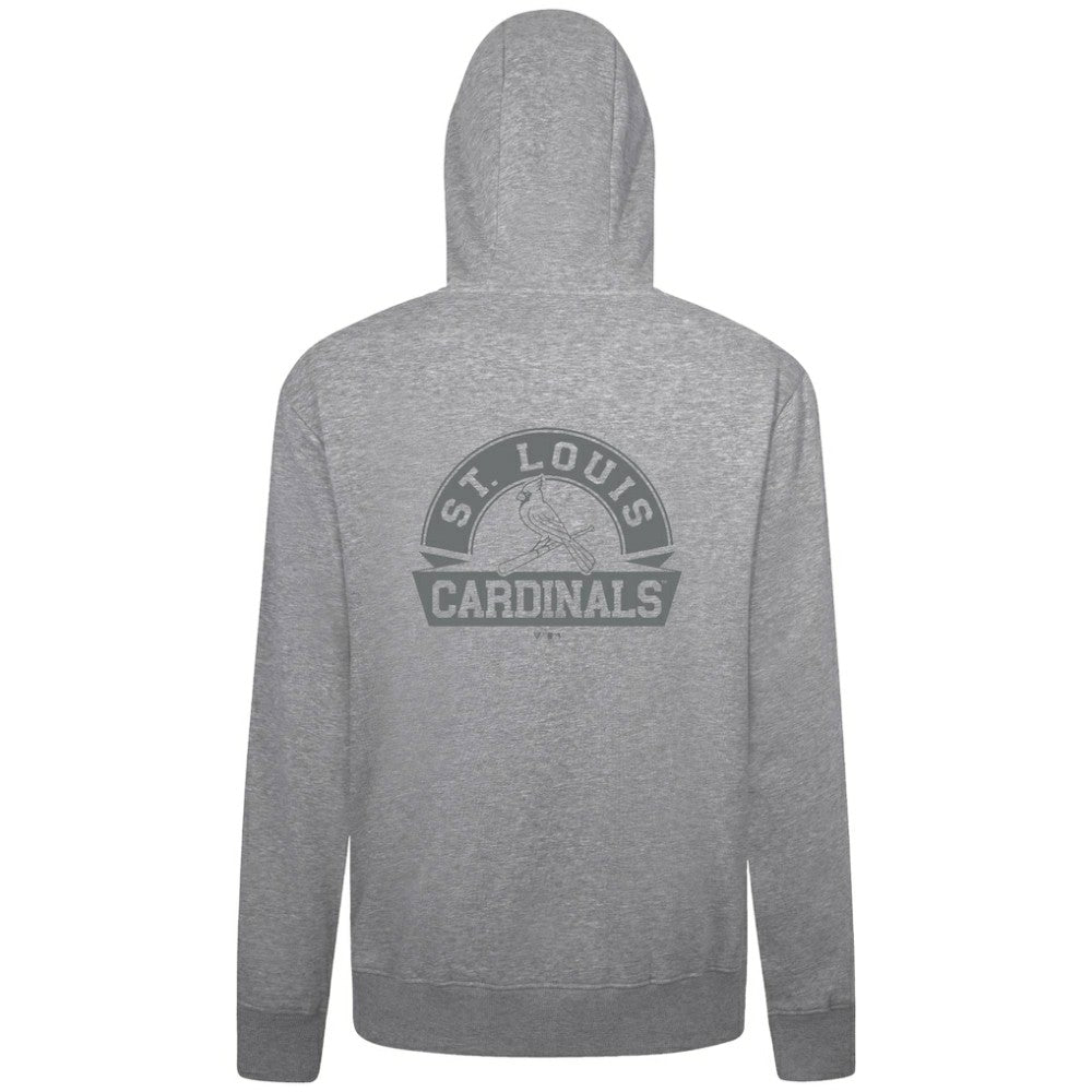 St. Louis Cardinals Levelwear Podium Banner Arch Full-Zip Hoodie | MLB Discount
