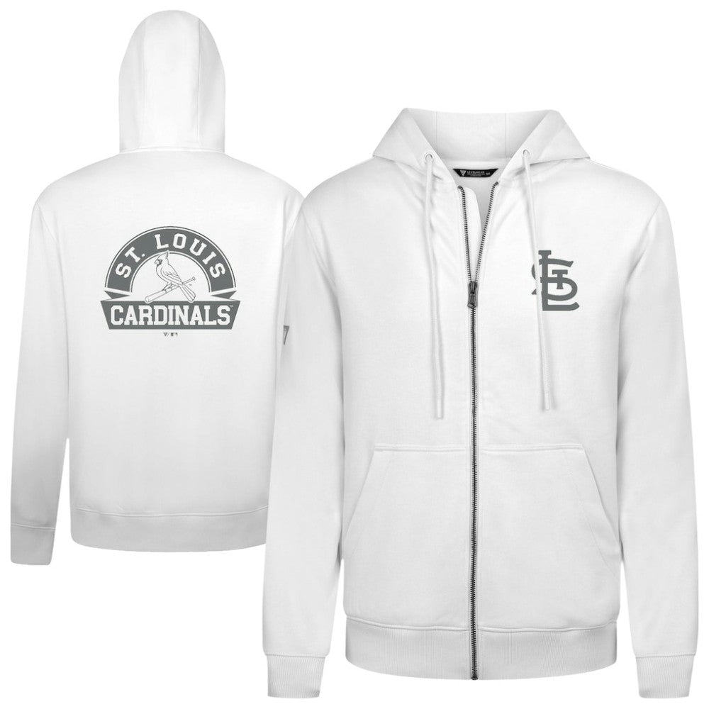 St. Louis Cardinals Levelwear Podium Banner Arch Full-Zip Hoodie | MLB Online