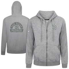 San Diego Padres Levelwear Podium Banner Arch Full-Zip Hoodie | MLB Sale