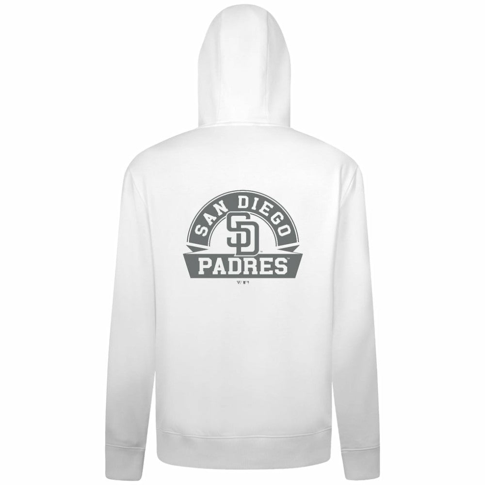 San Diego Padres Levelwear Podium Banner Arch Full-Zip Hoodie | MLB For sale