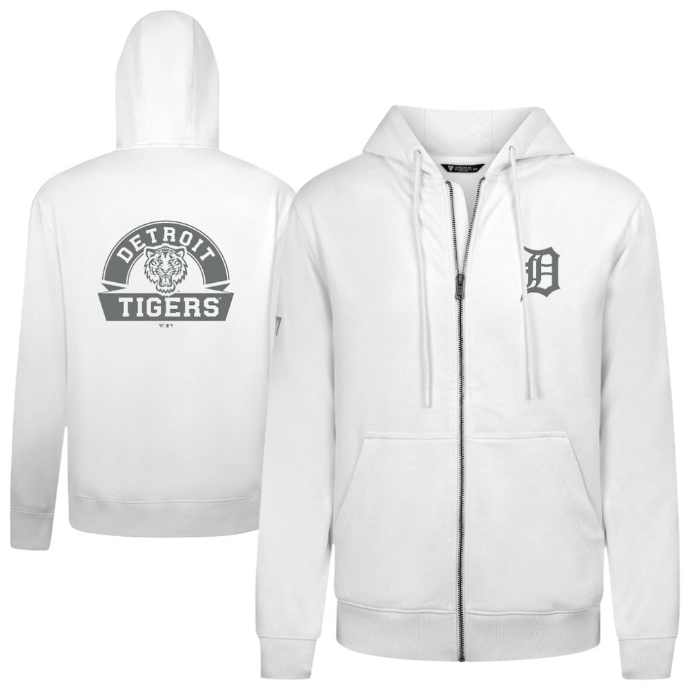 Detroit Tigers Levelwear Podium Banner Arch Full-Zip Hoodie | MLB Sale