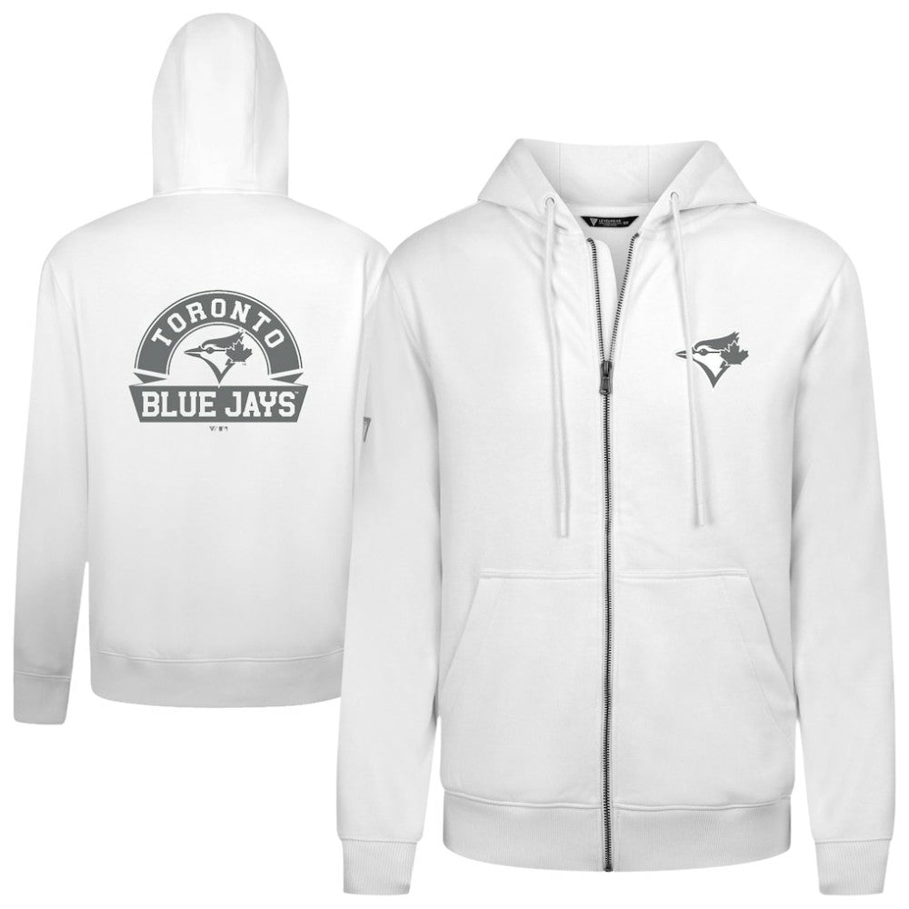 Toronto Blue Jays Levelwear Podium Banner Arch Full-Zip Hoodie | MLB US