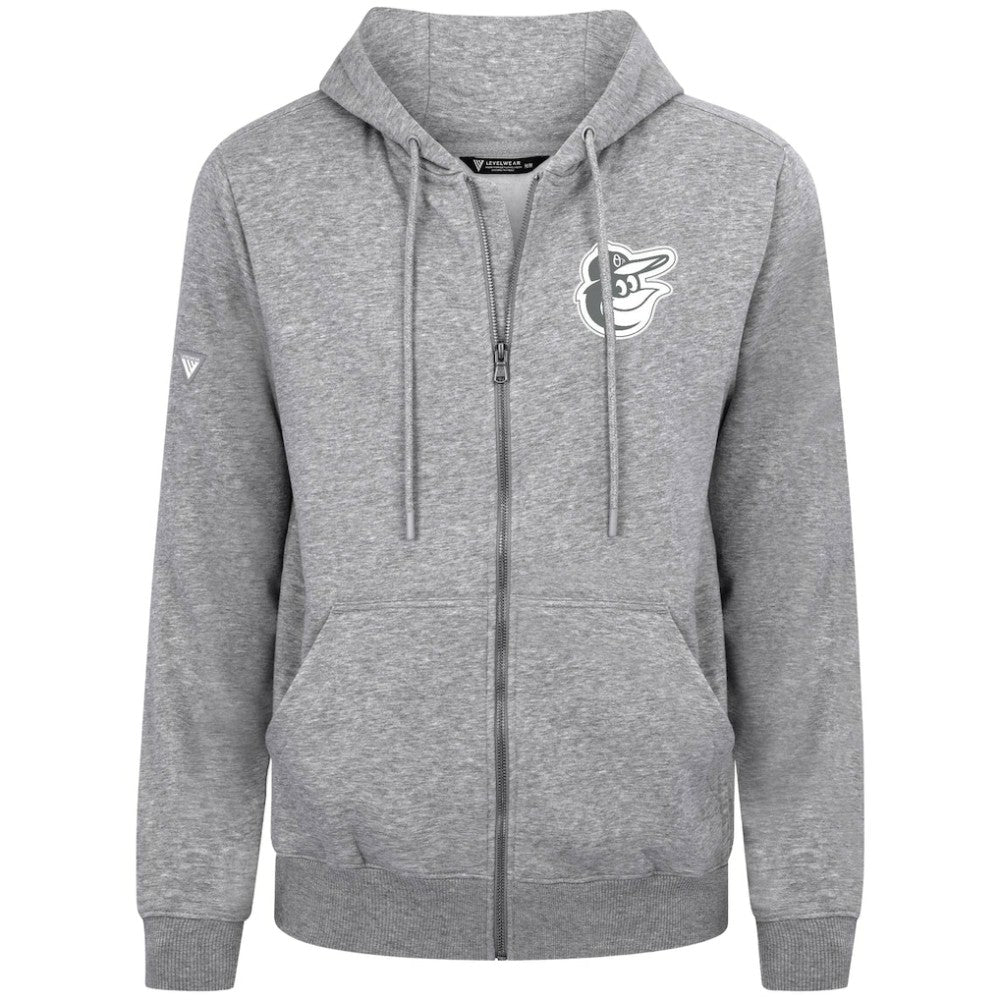 Baltimore Orioles Levelwear Podium Banner Arch Full-Zip Hoodie | MLB Online