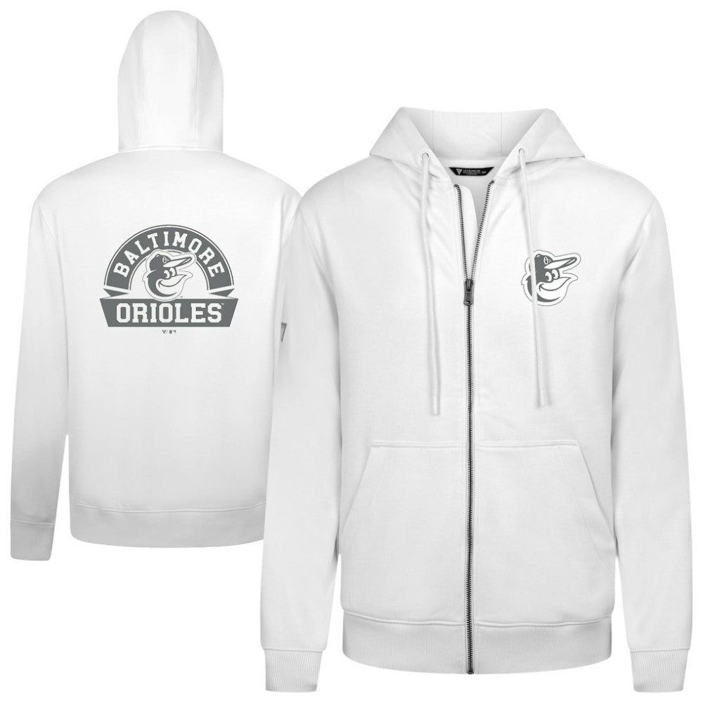 Baltimore Orioles Levelwear Podium Banner Arch Full-Zip Hoodie | MLB For sale
