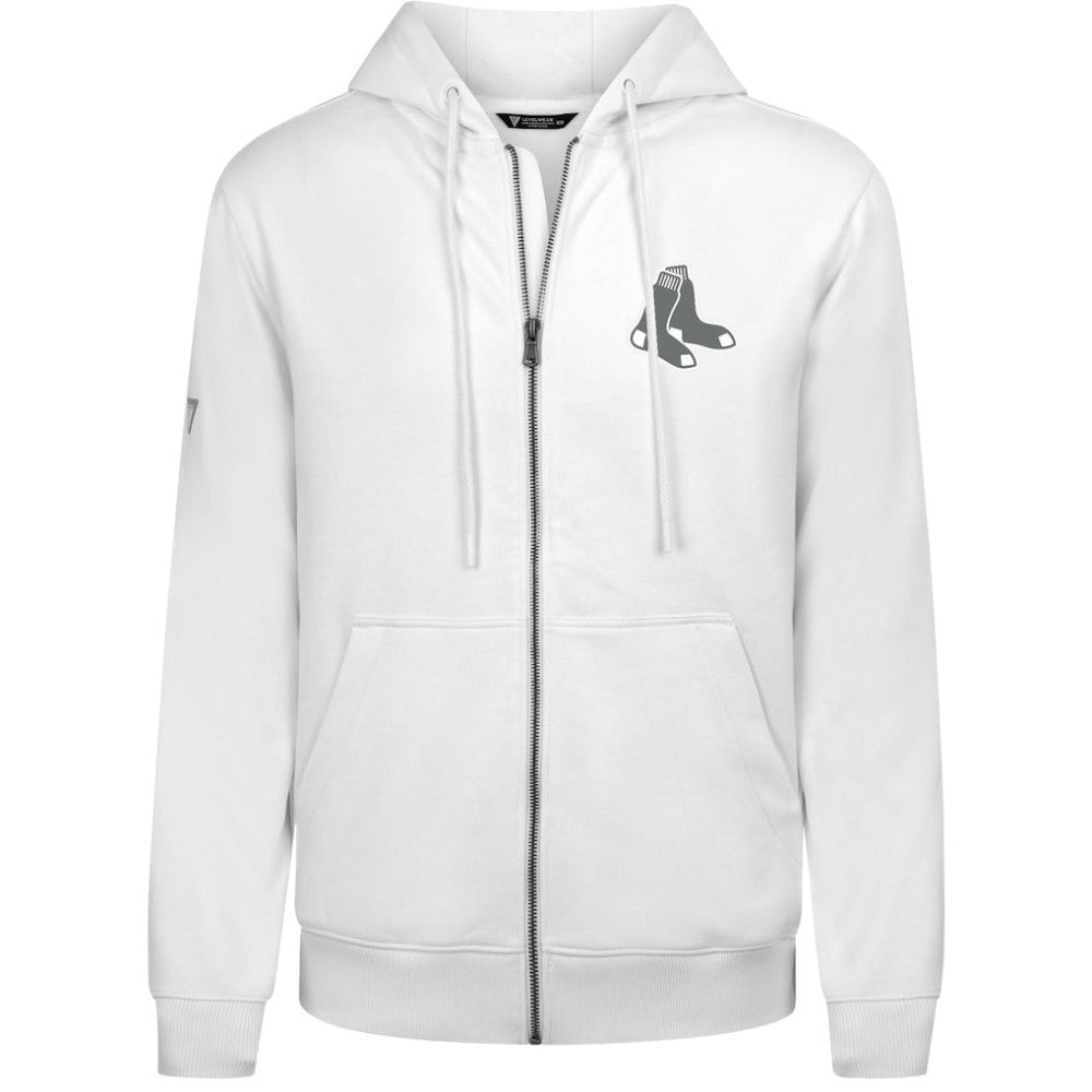 Boston Red Sox Levelwear Podium Banner Arch Full-Zip Hoodie | MLB Shop