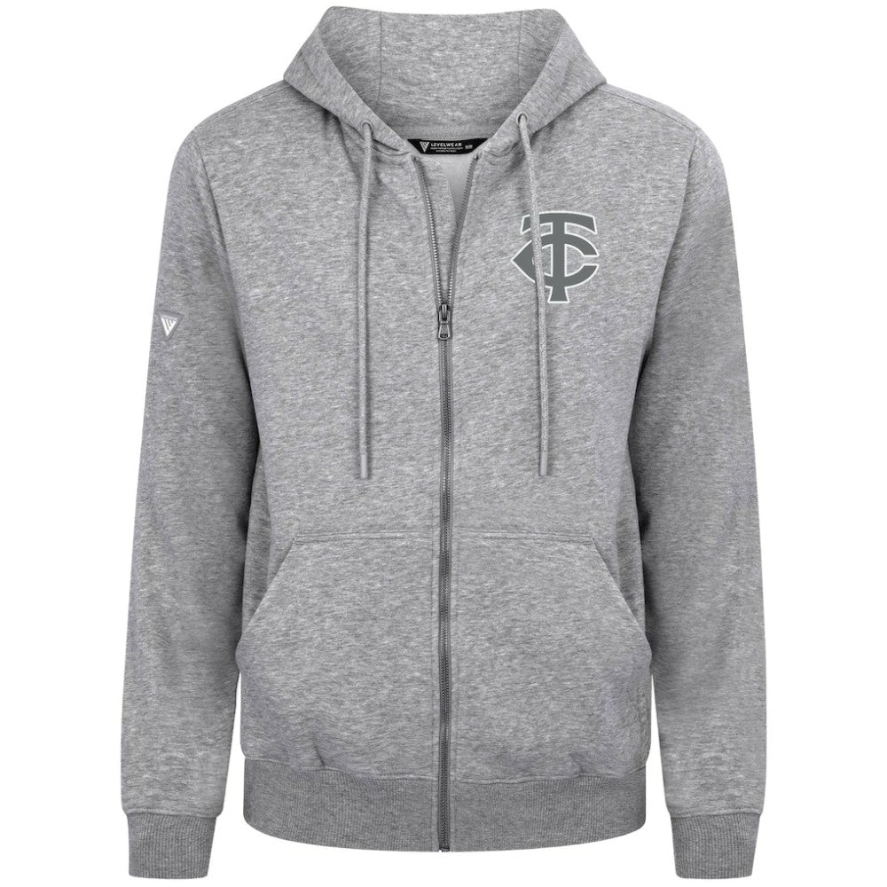 Minnesota Twins Levelwear Podium Banner Arch Full-Zip Hoodie | MLB Discount