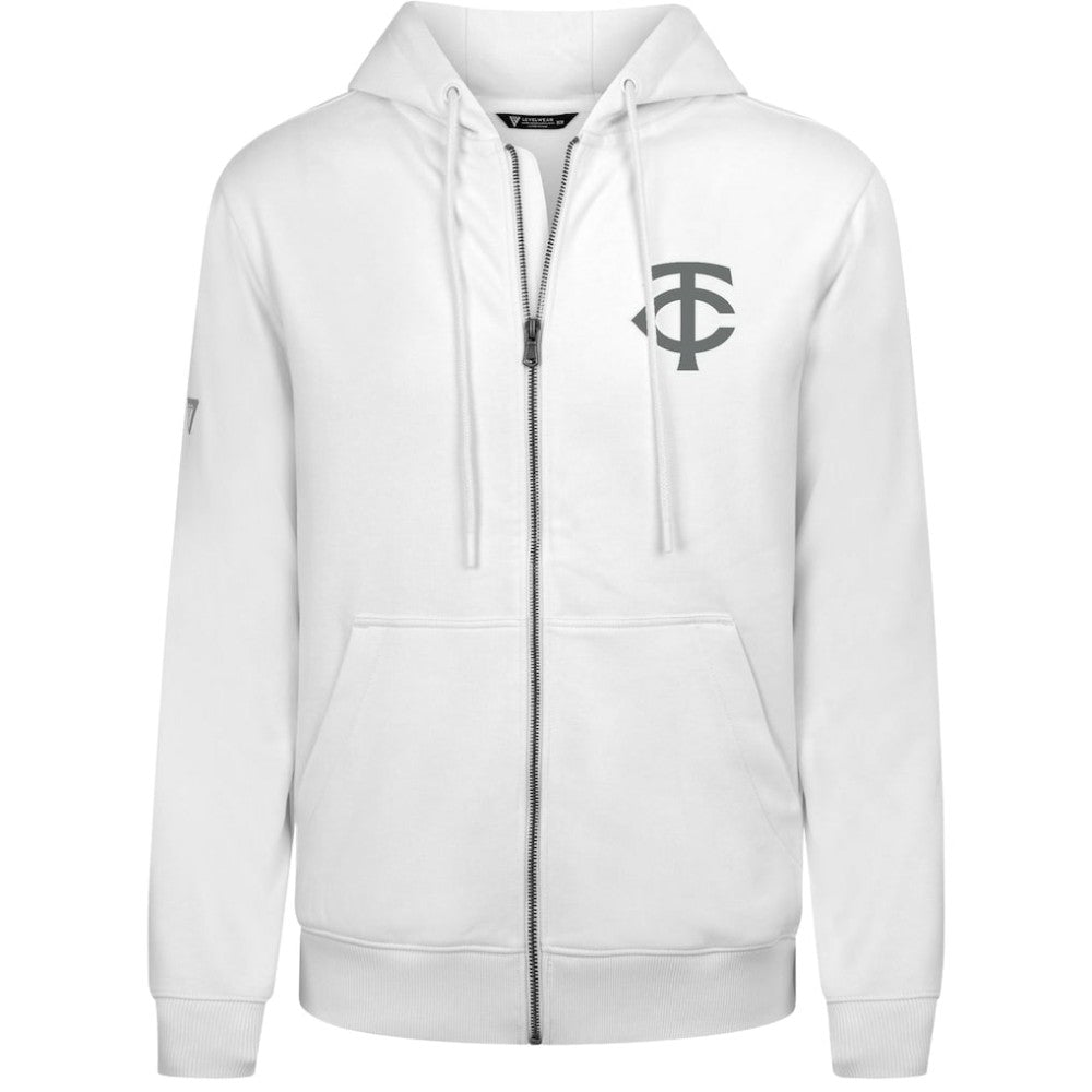 Minnesota Twins Levelwear Podium Banner Arch Full-Zip Hoodie | MLB Outlet