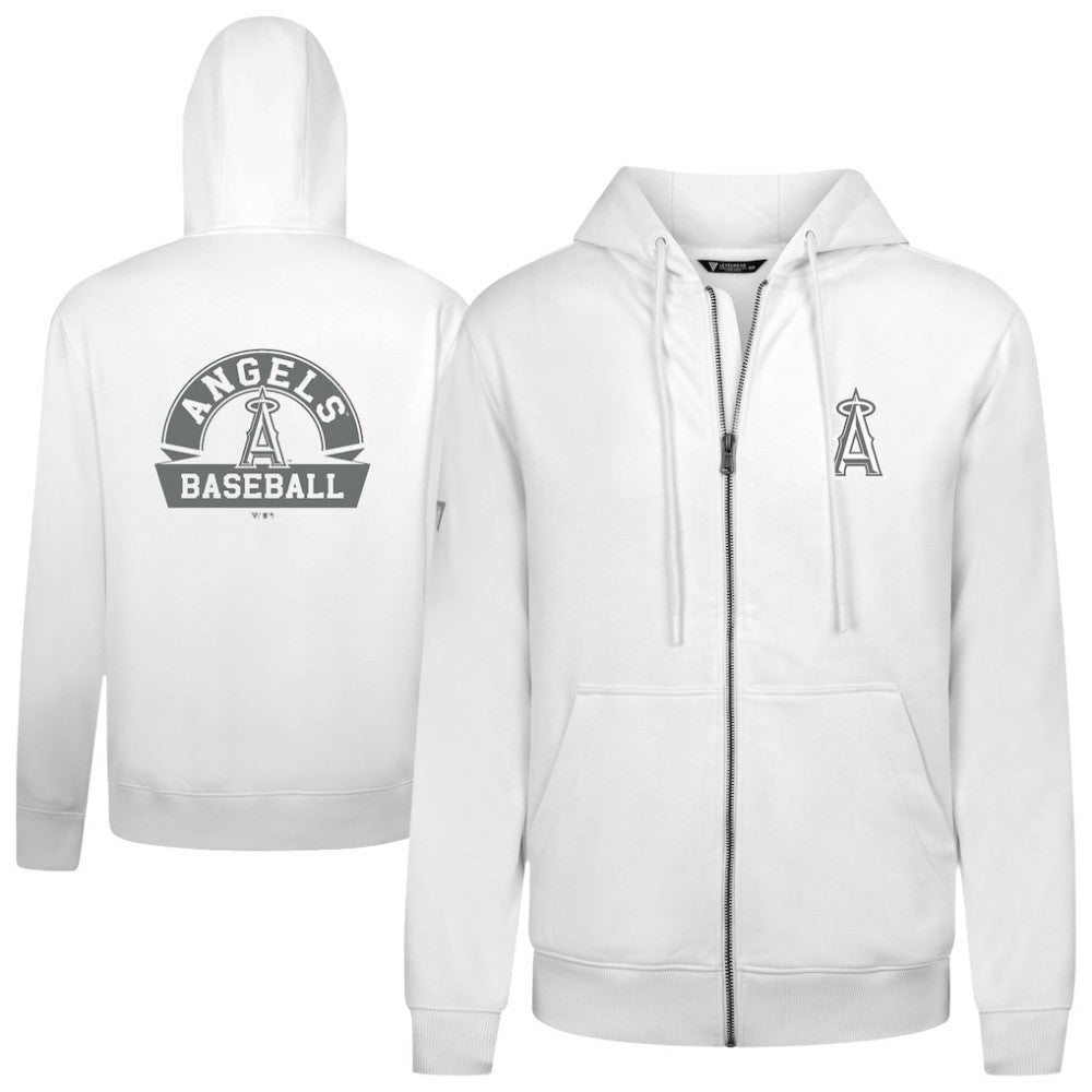Los Angeles Angels Levelwear Podium Banner Arch Full-Zip Hoodie | MLB New