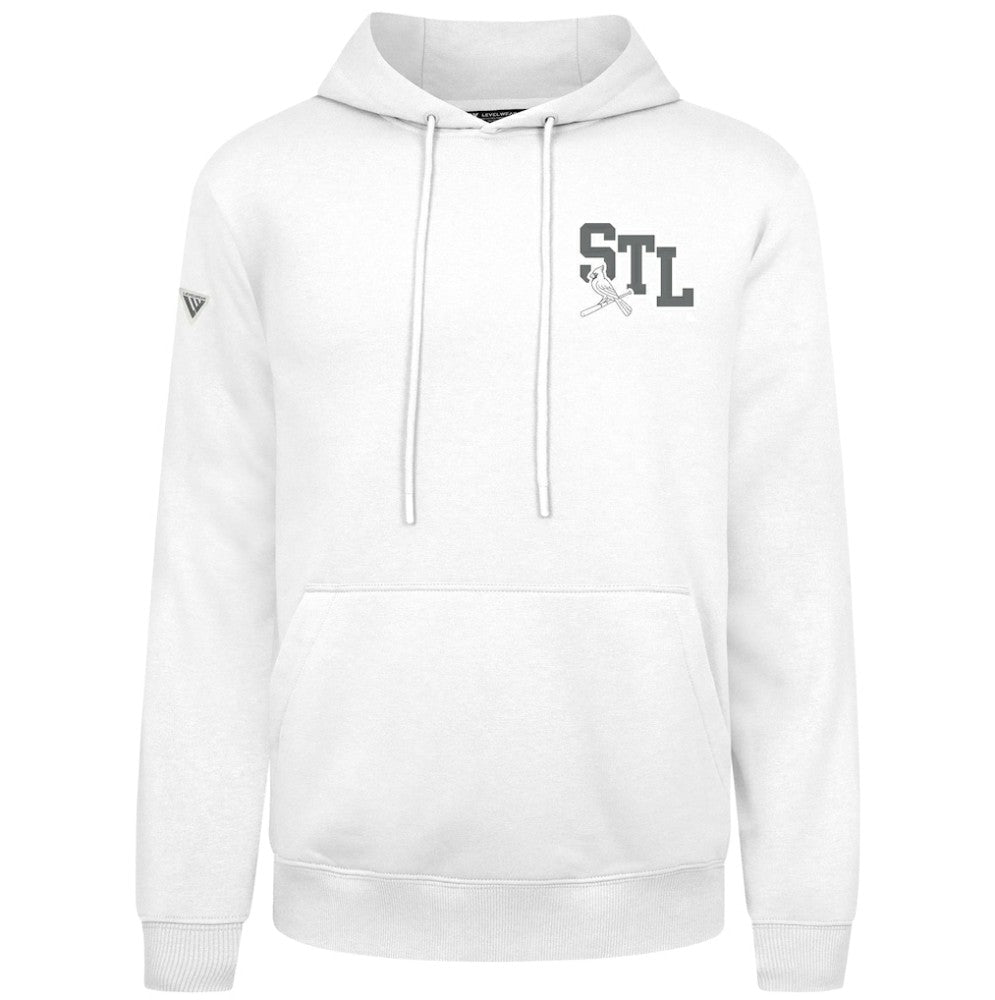 St. Louis Cardinals Levelwear Podium Grain Hoodie | MLB Discount
