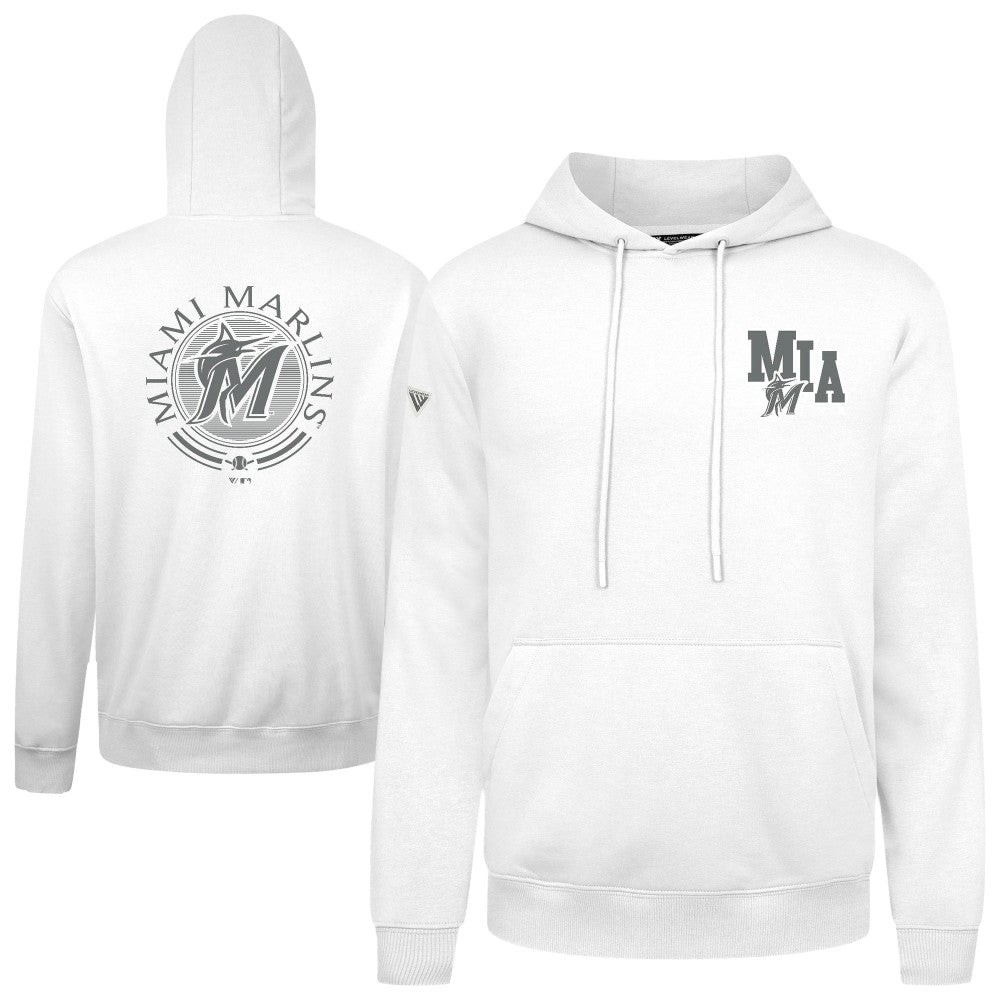 Miami Marlins Levelwear Podium Grain Hoodie | MLB US