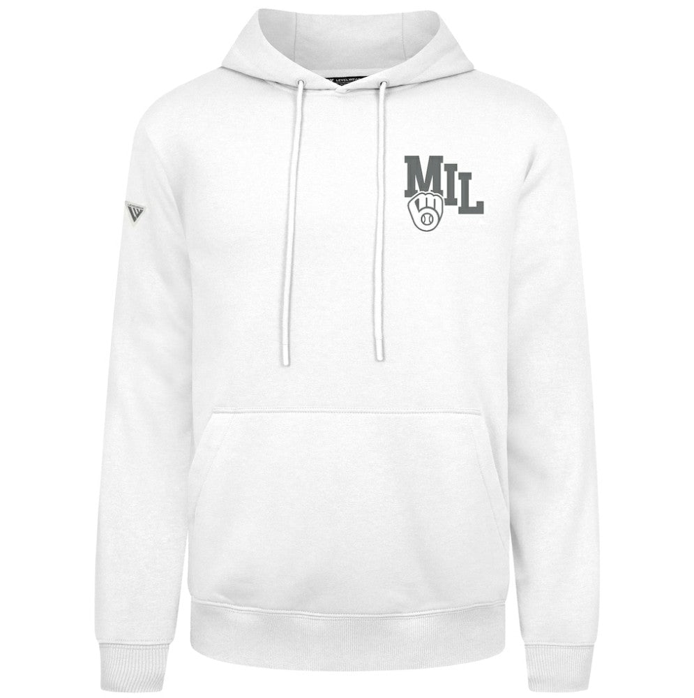 Milwaukee Brewers Levelwear Podium Grain Hoodie | MLB Discount