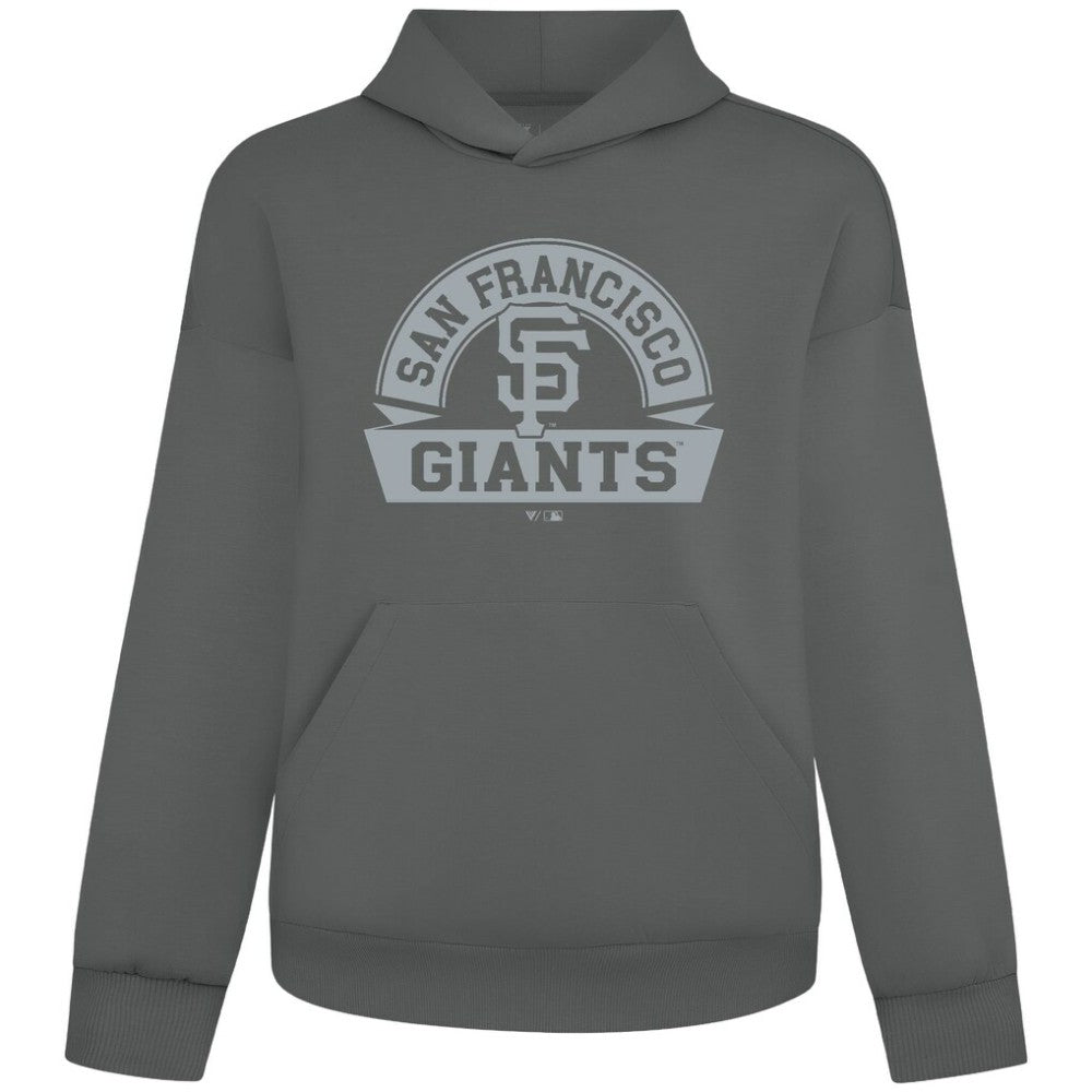 San Francisco Giants Levelwear Luxe Signature Banner Arch Tri-Blend Hoodie | MLB US