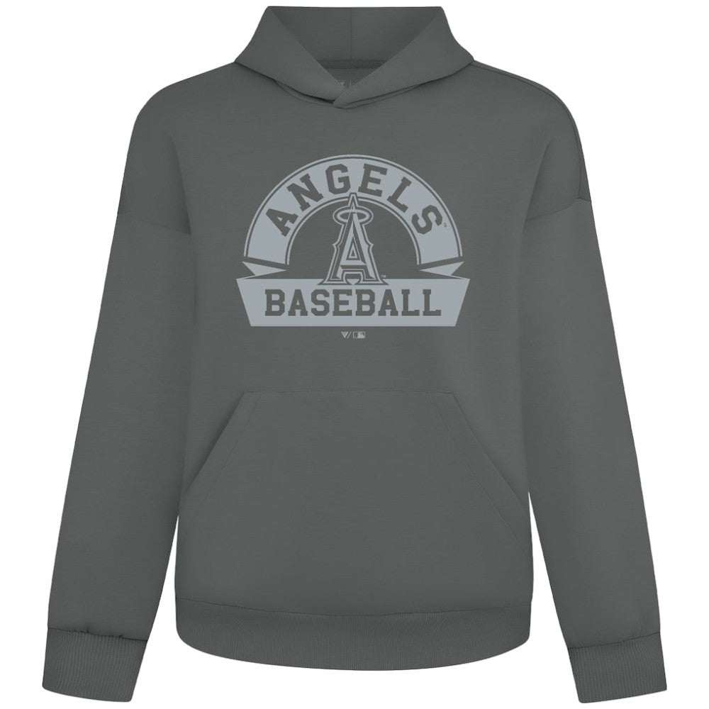 Los Angeles Angels Levelwear Luxe Signature Banner Arch Tri-Blend Hoodie | MLB New