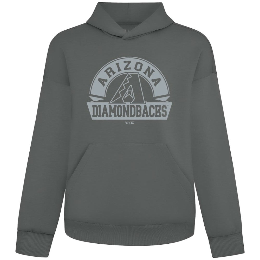 Arizona Diamondbacks Levelwear Luxe Signature Banner Arch Tri-Blend Hoodie | MLB Outlet