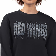 Detroit Red Wings G-III 4Her by Carl Banks Women's Metallic Drop Printed Fleece Sweatshirt For Sale