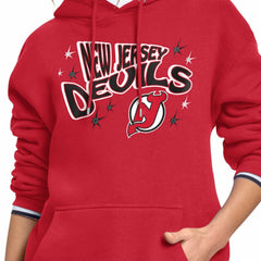 New Jersey Devils Starter Women's Fireworks Fleece Hoodie Sale