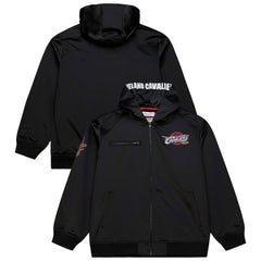 Cleveland Cavaliers Hardwood Classics Nights Walk the Tunnel Satin Bomber Full-Snap Hooded Jacket sale On Sale