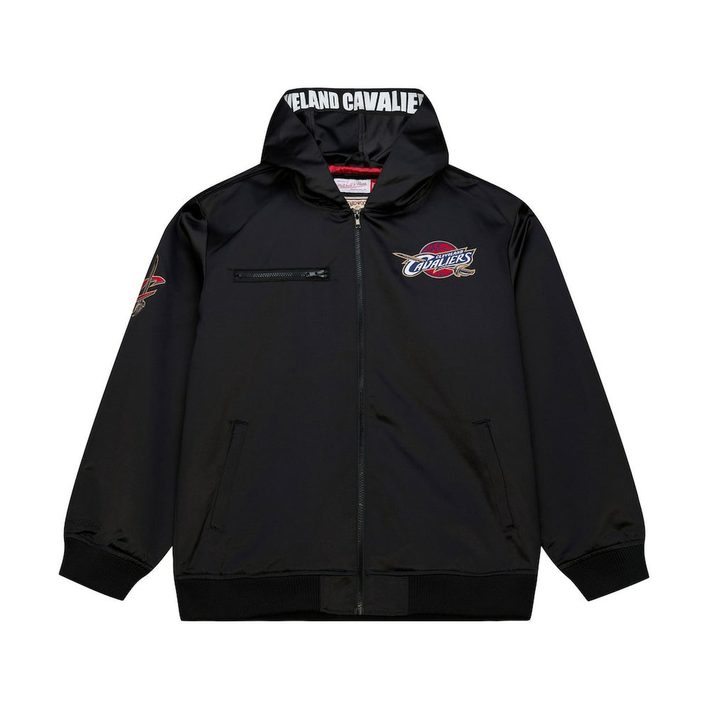 Cleveland Cavaliers Hardwood Classics Nights Walk the Tunnel Satin Bomber Full-Snap Hooded Jacket sale On Sale
