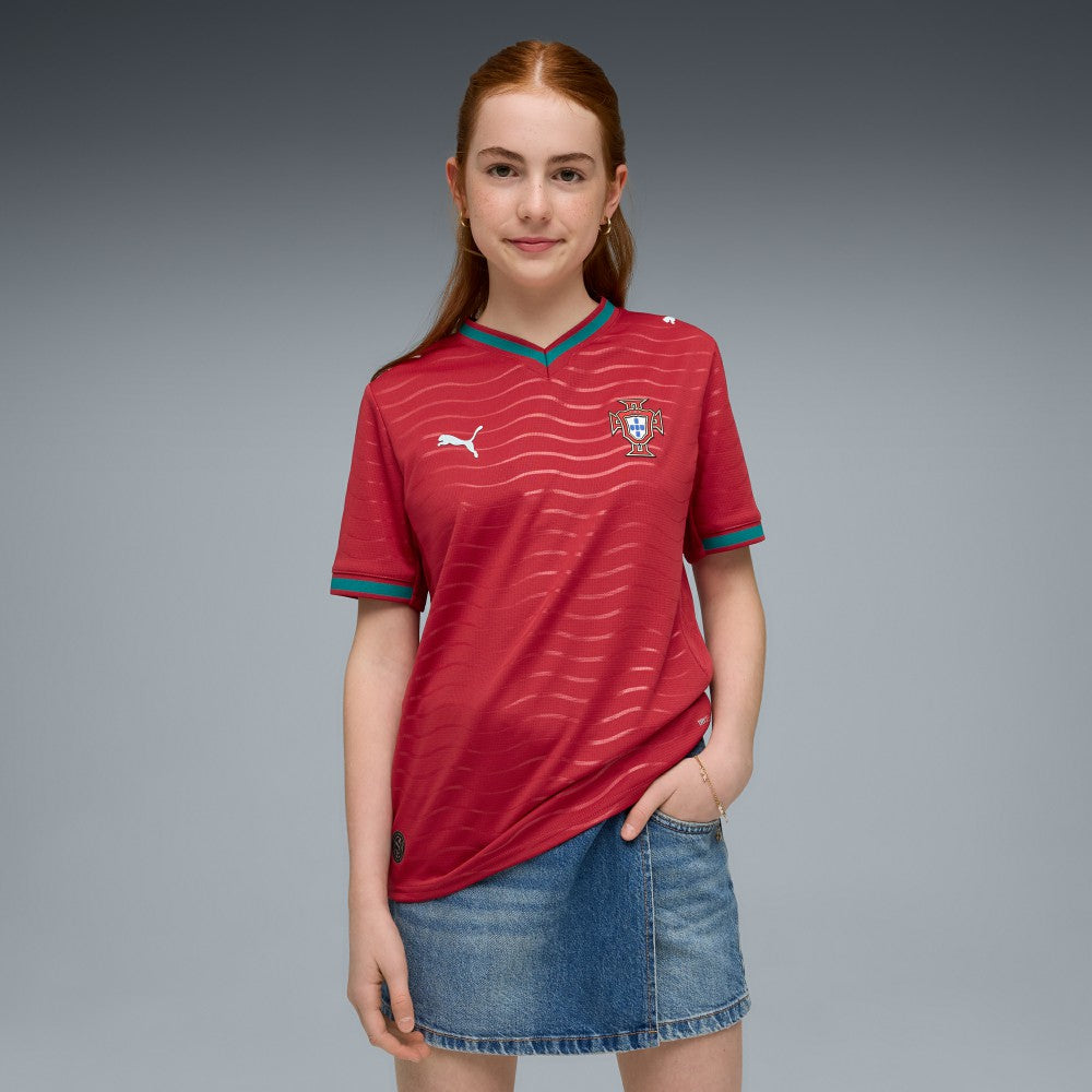 Portugal National Team Youth 2026 Home Replica Jersey Red - Puma