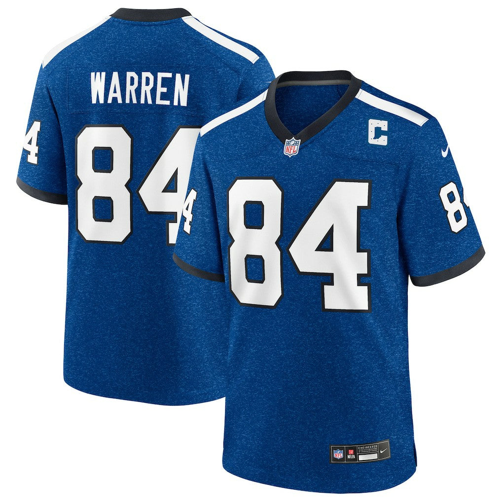 Indianapolis Colts Nike Tyler Warren  Alternate 2 Indiana Nights Game Jersey