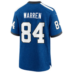Indianapolis Colts Nike Tyler Warren  Alternate 2 Indiana Nights Game Jersey