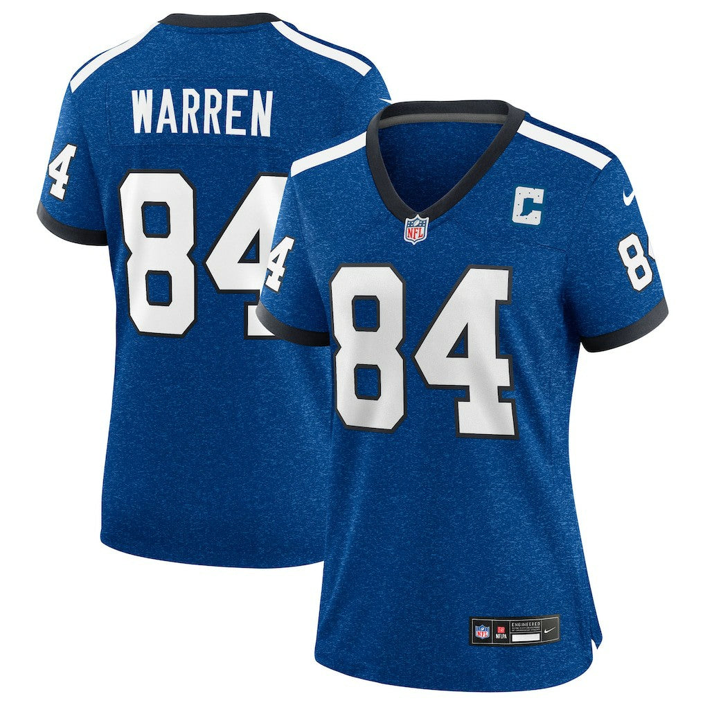 Indianapolis Colts Nike Tyler Warren  Women's Alternate 2 Indiana Nights Game Jersey