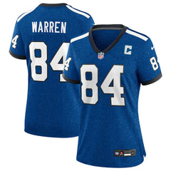Indianapolis Colts Nike Tyler Warren  Women's Alternate 2 Indiana Nights Game Jersey