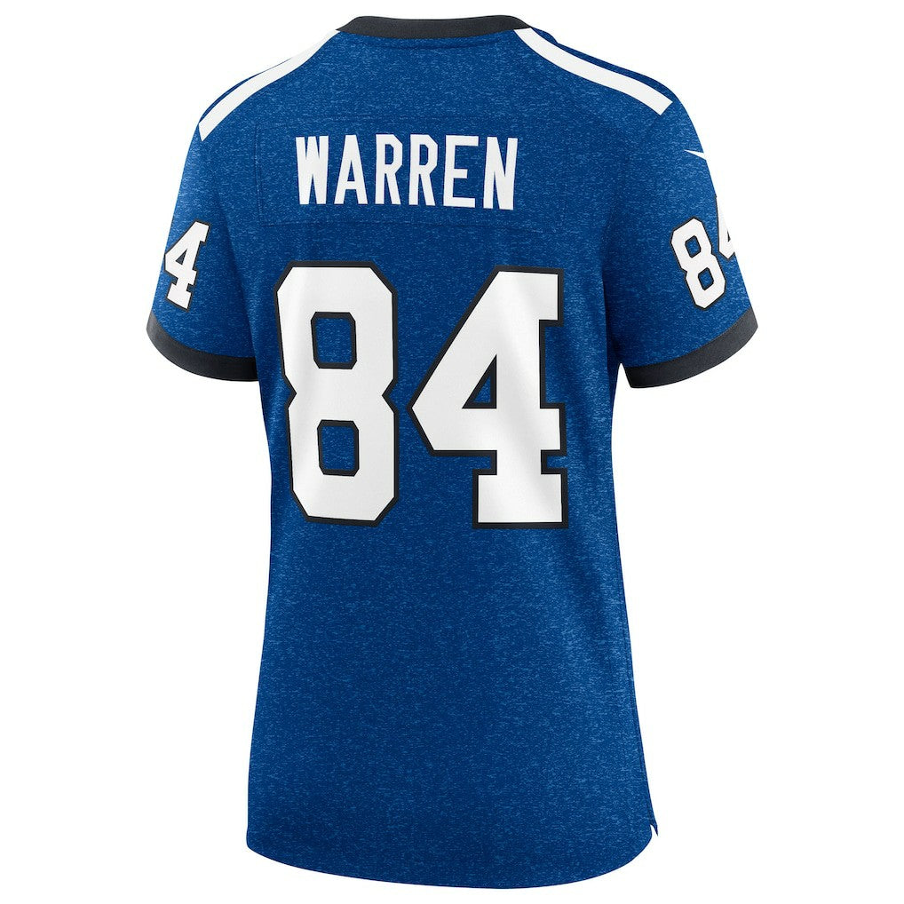 Indianapolis Colts Nike Tyler Warren  Women's Alternate 2 Indiana Nights Game Jersey