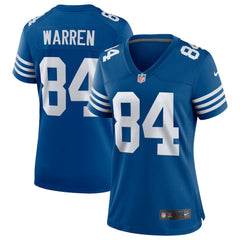 Indianapolis Colts Nike Tyler Warren  Women's Alternate Game Jersey