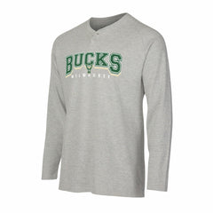 Milwaukee Bucks Concepts Sport Hawthorn Thermal Knit Long Sleeve Henley T-Shirt Discount
