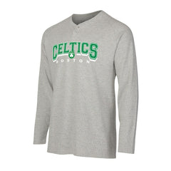 Boston Celtics Concepts Sport Hawthorn Thermal Knit Long Sleeve Henley T-Shirt Discount