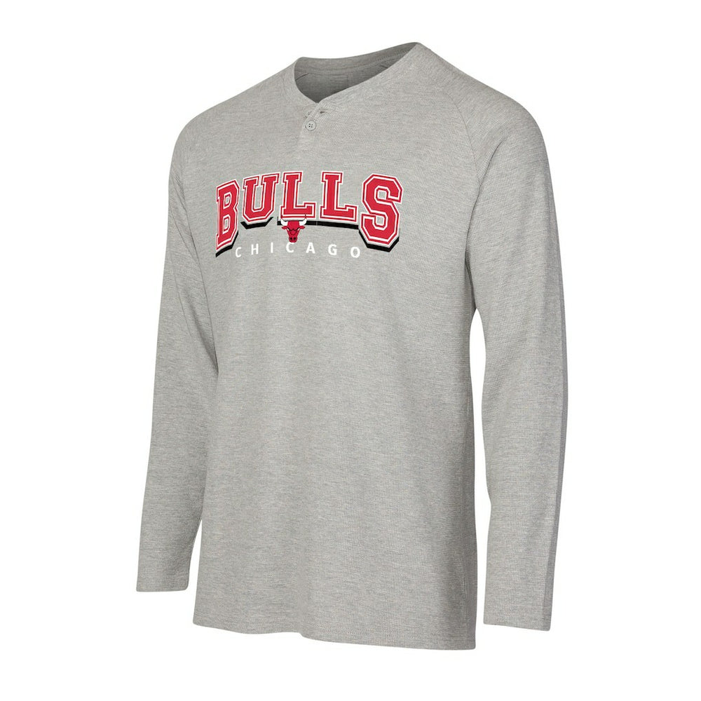 Chicago Bulls Concepts Sport Hawthorn Thermal Knit Long Sleeve Henley T-Shirt sale Discount