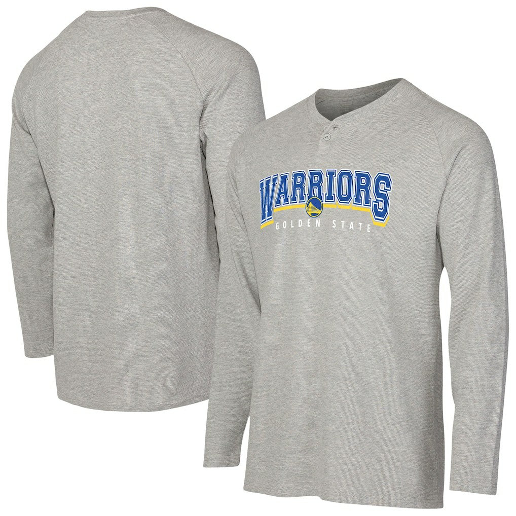 Golden State Warriors Concepts Sport Hawthorn Thermal Knit Long Sleeve Henley T-Shirt sale Discount