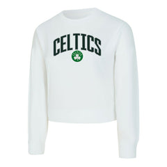 Boston Celtics Concepts Sport Women's Laney Chenille Cropped Long Sleeve T-Shirt Outlet