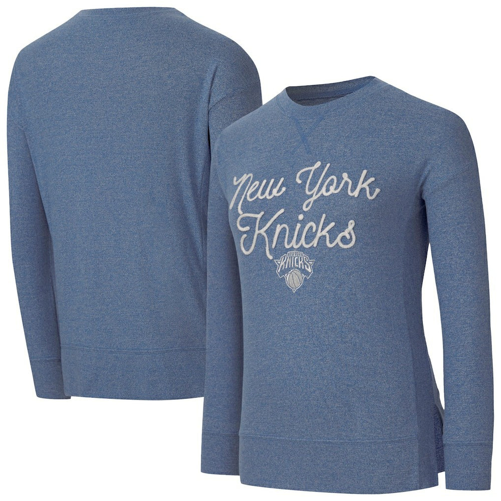 New York Knicks Concepts Sport Women's Rigor Long Sleeve Jersey T-Shirt On Sale