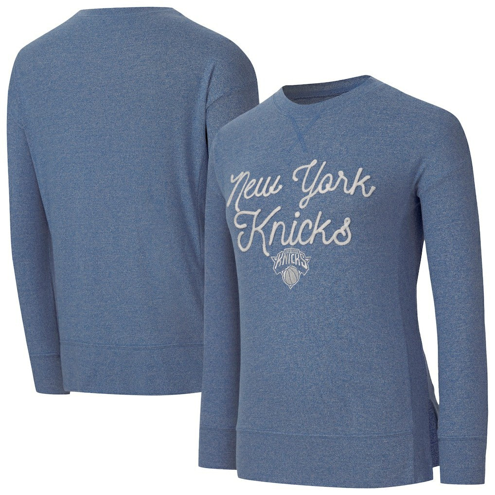 New York Knicks Concepts Sport Women's Rigor Long Sleeve Jersey T-Shirt On Sale