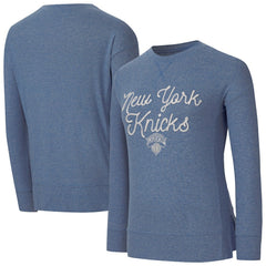 New York Knicks Concepts Sport Women's Rigor Long Sleeve Jersey T-Shirt On Sale
