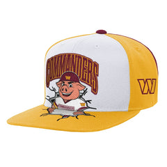 Washington Commanders Mitchell & Ness Youth Team Mascot Snapback Hat