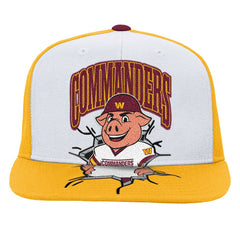 Washington Commanders Mitchell & Ness Youth Team Mascot Snapback Hat
