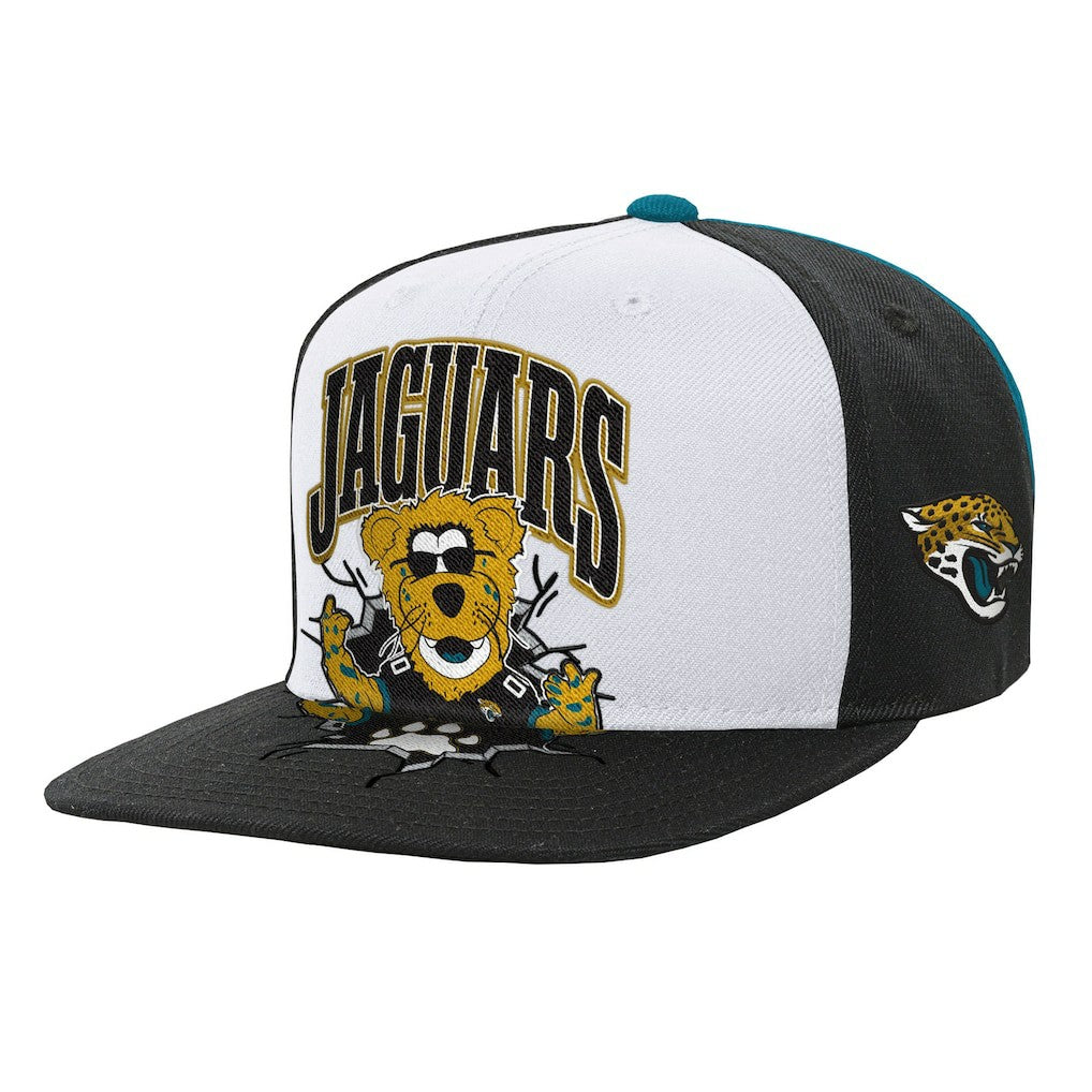 Jacksonville Jaguars Mitchell & Ness Youth Team Mascot Snapback Hat