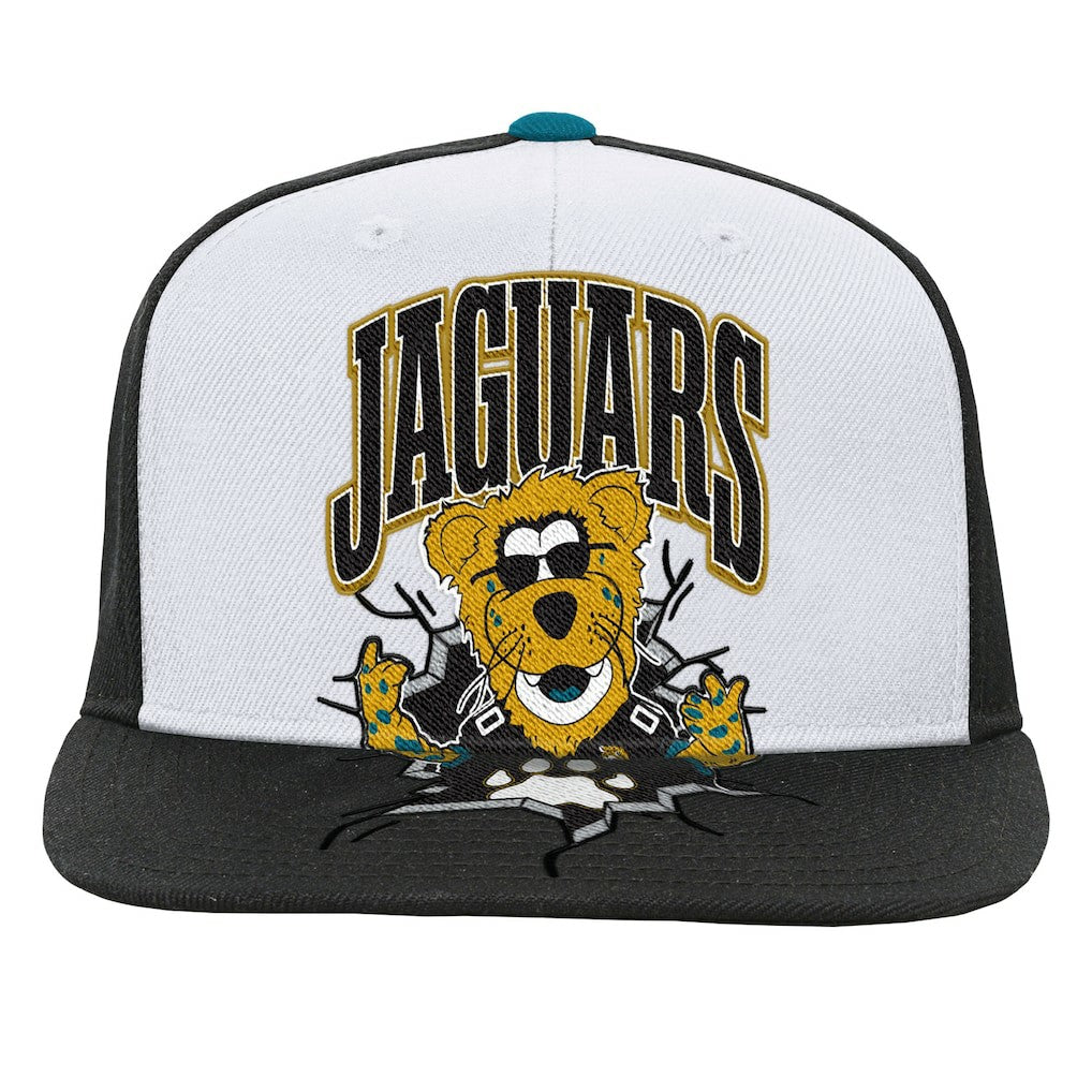 Jacksonville Jaguars Mitchell & Ness Youth Team Mascot Snapback Hat