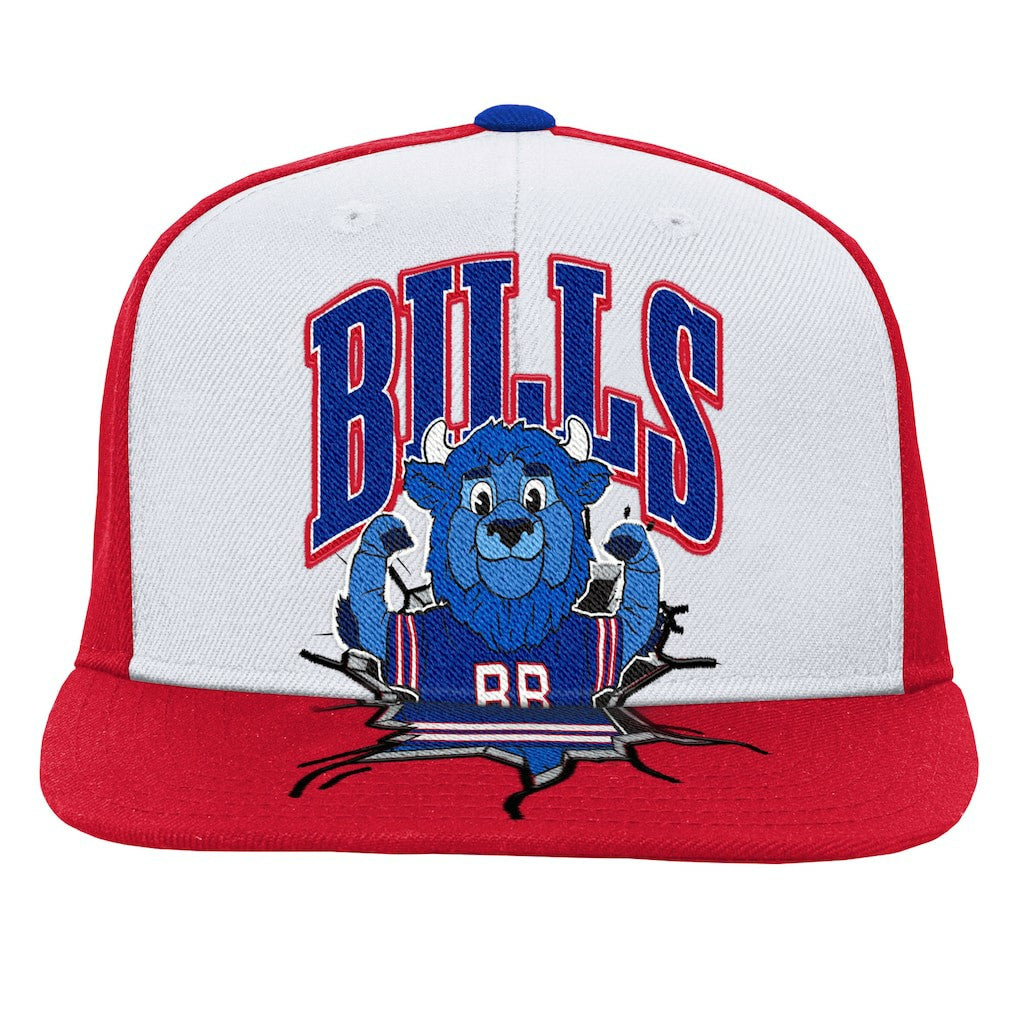 Buffalo Bills Mitchell & Ness Youth Team Mascot Snapback Hat