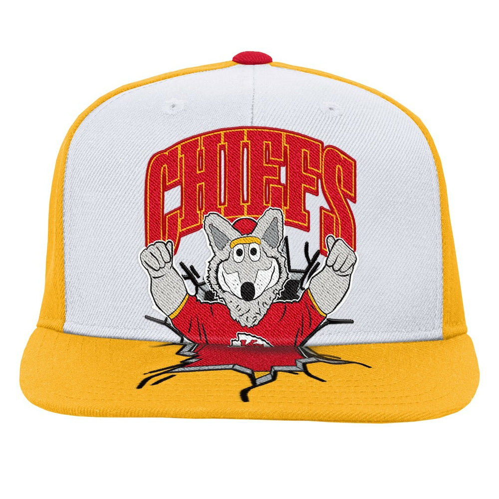 Kansas City Chiefs Mitchell & Ness Youth Team Mascot Snapback Hat