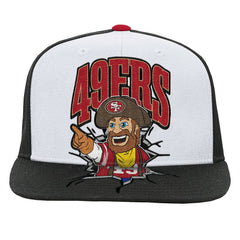 San Francisco 49ers Mitchell & Ness Youth Team Mascot Snapback Hat