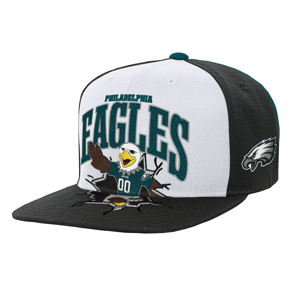 Philadelphia Eagles Mitchell & Ness Youth Team Mascot Snapback Hat