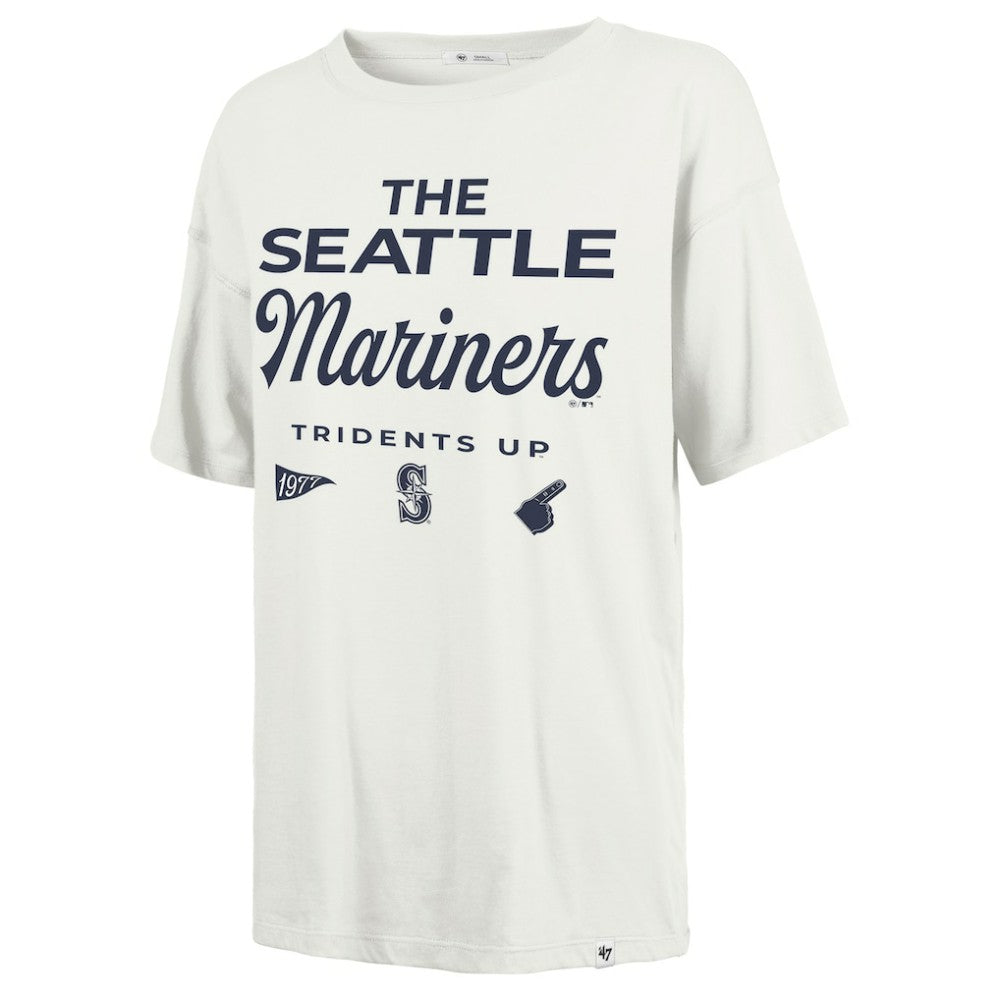 Seattle Mariners '47 Women's Show Off Boyfriend T-Shirt | MLB Outlet