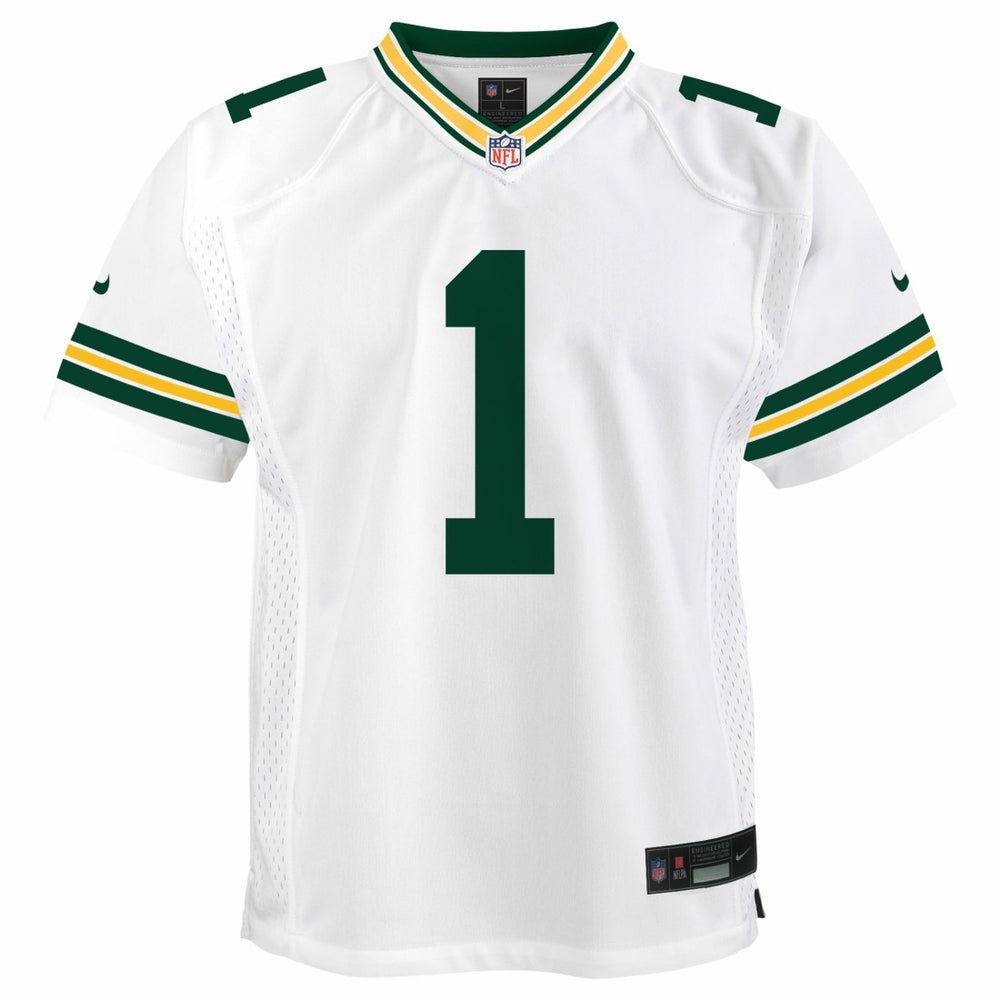 Green Bay Packers Nike Micah Parsons  Youth White Game Jersey