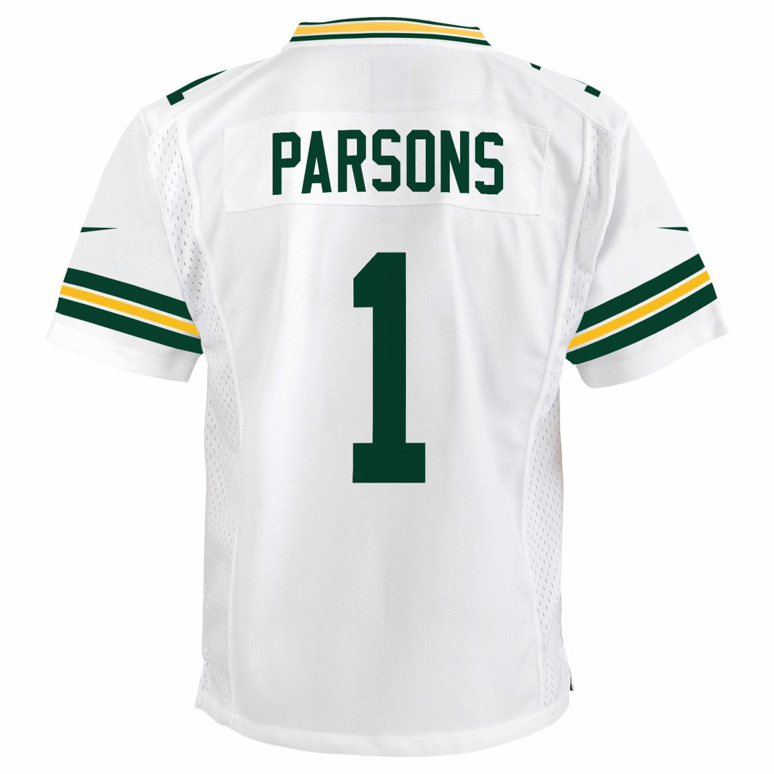 Green Bay Packers Nike Micah Parsons  Youth White Game Jersey